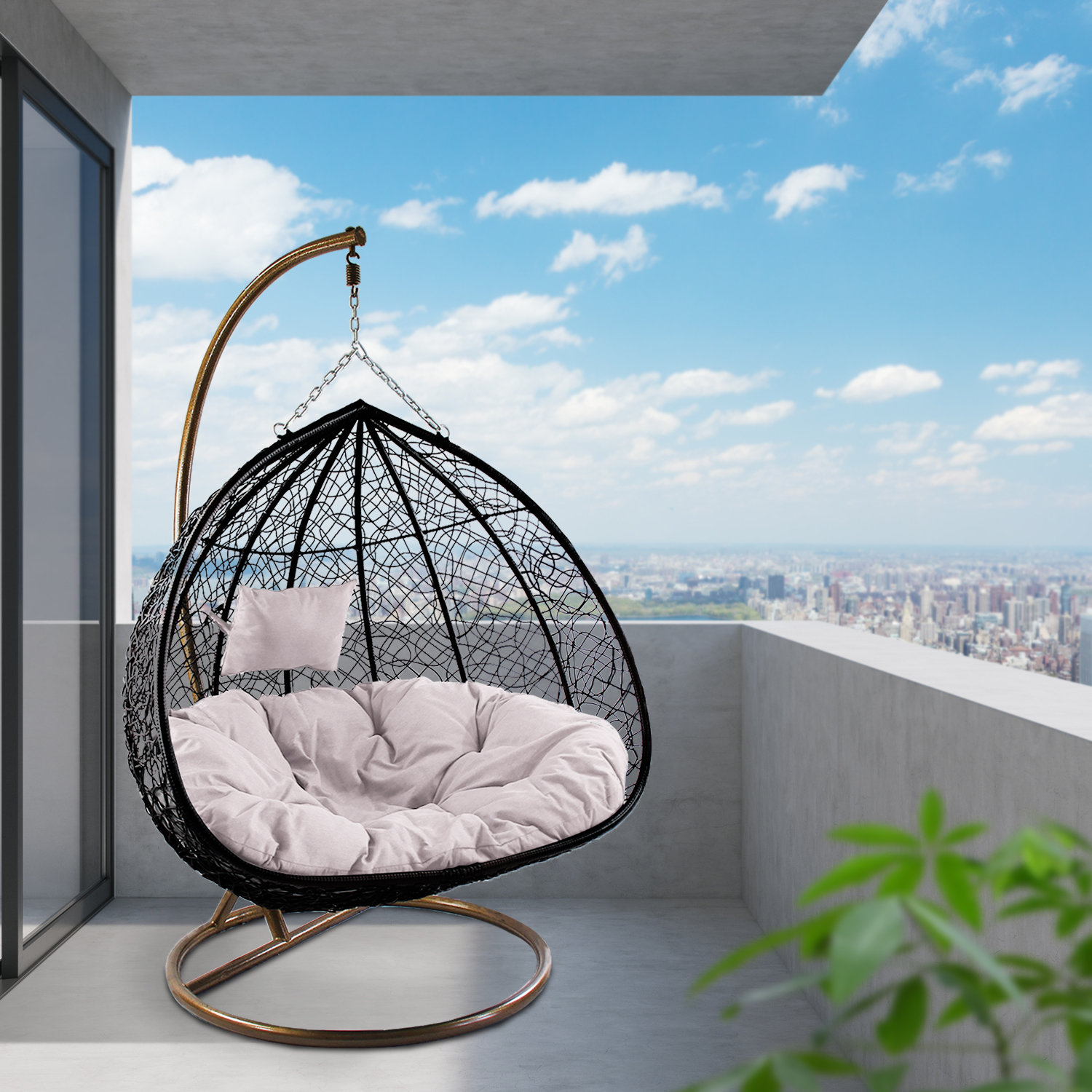 Modern outdoor hanging chair best sale